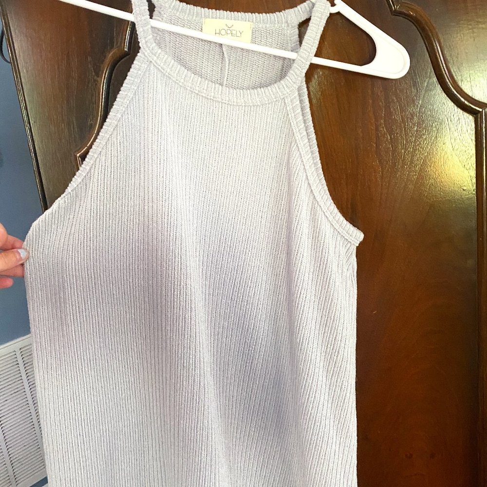 Dress Up- Top Size Medium- Blue Grey- New with Tags